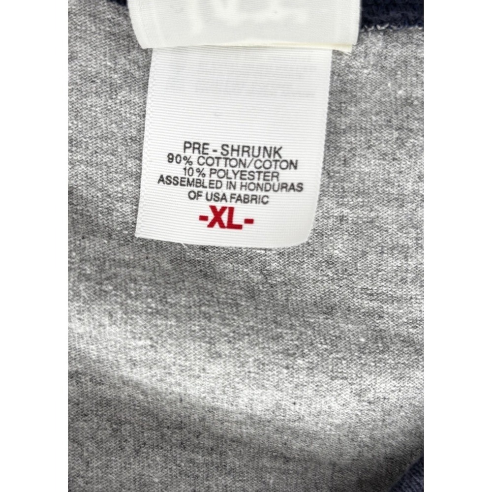 Lee Mens Gray Navy XL Raglan Long Sleeve Shirt MLB New York Yankees - Picture 4 of 7